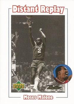 1999-00 Upper Deck Retro - Distant Replay #D6 Moses Malone Front