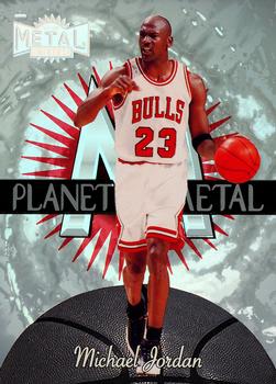 1997-98 Metal Universe - Planet Metal #1 PM Michael Jordan Front