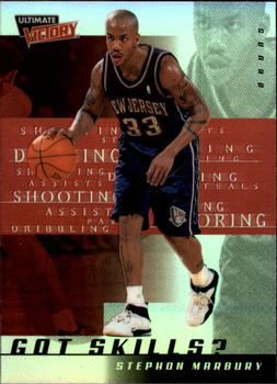 1999-00 Upper Deck Ultimate Victory - Got Skills? #GS4 Stephon Marbury Front