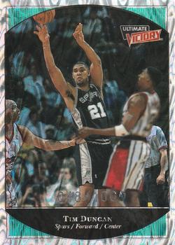 1999-00 Upper Deck Ultimate Victory - Ultimate Collection #72 Tim Duncan Front