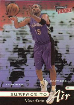 1999-00 Upper Deck Ultimate Victory - Surface to Air #SA1 Vince Carter Front