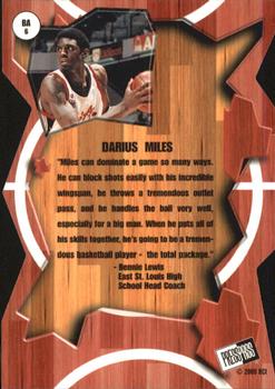 2000 Press Pass - Breakaway #BA6 Darius Miles Back