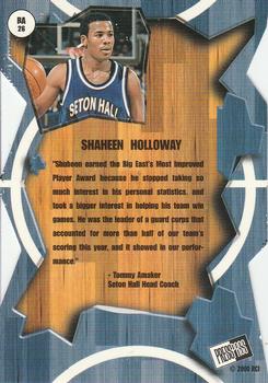 2000 Press Pass - Breakaway #BA26 Shaheen Holloway Back