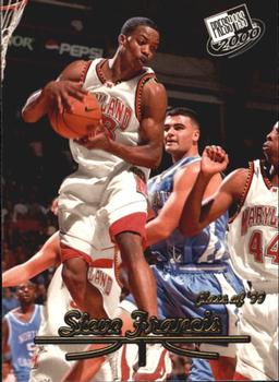 2000 Press Pass - Gold Zone #35 Steve Francis Front