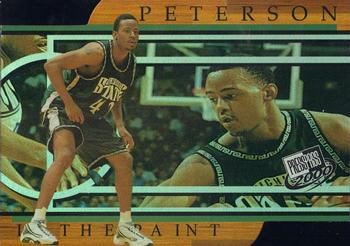 2000 Press Pass - In the Paint Die Cut #IP3 Morris Peterson Front