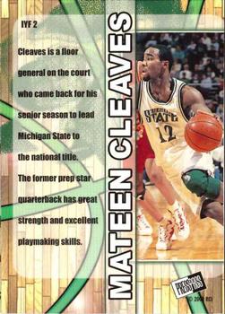 2000 Press Pass - In Your Face #IF2 Mateen Cleaves Back