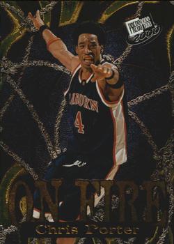 2000 Press Pass - On Fire #OF6 Chris Porter Front