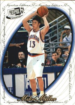 2000 Press Pass SE - Alley Oop #1 Mike Miller Front