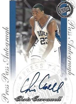 2000 Press Pass SE - Autographs Silver #NNO Chris Carrawell Front