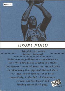 2000 Press Pass SE - Old School #OS5 Jerome Moiso Back