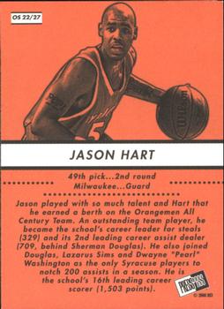 2000 Press Pass SE - Old School #OS22 Jason Hart Back