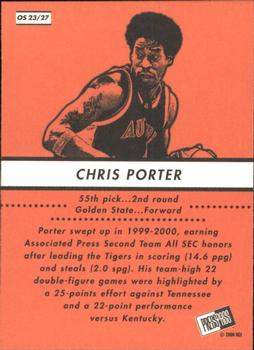 2000 Press Pass SE - Old School #OS23 Chris Porter Back