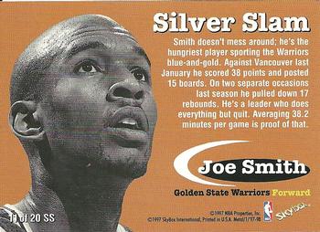1997-98 Metal Universe - Silver Slam #11 SS Joe Smith Back