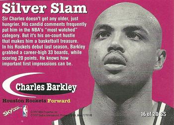 1997-98 Metal Universe - Silver Slam #16 SS Charles Barkley Back