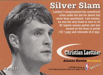 1997-98 Metal Universe - Silver Slam #19 SS Christian Laettner Back