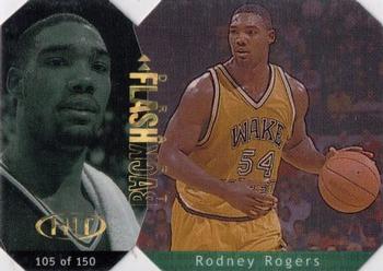 2000 SAGE HIT - Draft Flashbacks Emerald Cut #D7 Rodney Rogers Front