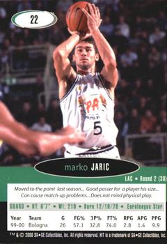 2000 SAGE HIT - NRG #22 Marko Jaric Back