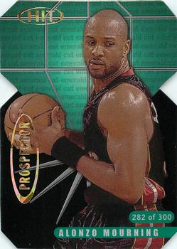 2000 SAGE HIT - Prospector Emerald Cut #P15 Alonzo Mourning Front
