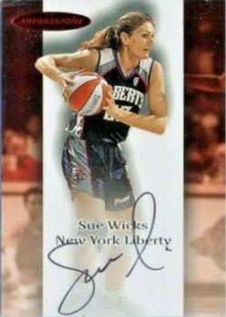 2000 SkyBox Dominion WNBA - Autographics #NNO Sue Wicks Front