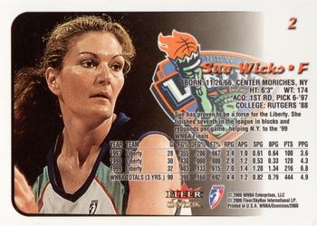 2000 SkyBox Dominion WNBA - Extra #2 Sue Wicks Back