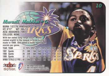 2000 SkyBox Dominion WNBA - Extra #10 Mwadi Mabika Back