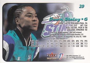 2000 SkyBox Dominion WNBA - Extra #20 Dawn Staley Back