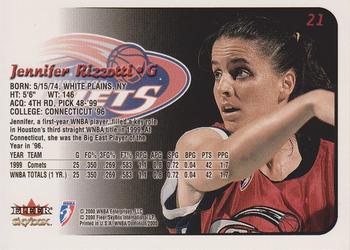 2000 SkyBox Dominion WNBA - Extra #21 Jennifer Rizzotti Back