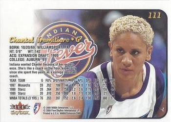 2000 SkyBox Dominion WNBA - Extra #111 Chantel Tremitiere Back