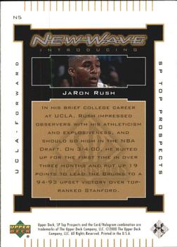 2000 SP Top Prospects - New Wave #N5 JaRon Rush Back