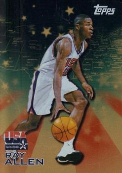 2000 Topps Team USA - Gold #8 Ray Allen Front
