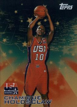 2000 Topps Team USA - Gold #18 Chamique Holdsclaw Front