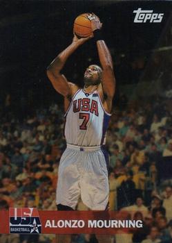 2000 Topps Team USA - Gold #29 Alonzo Mourning Front