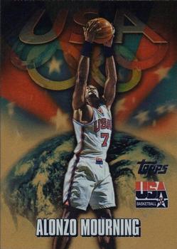 2000 Topps Team USA - Gold #51 Alonzo Mourning Front