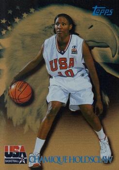 2000 Topps Team USA - Gold #82 Chamique Holdsclaw Front