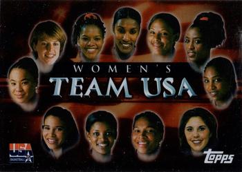 2000 Topps Team USA - Gold #94 Team USA Women's Front