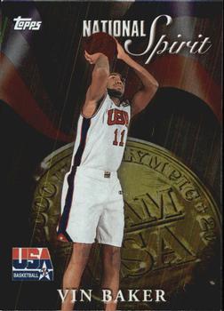 2000 Topps Team USA - National Spirit #NS7 Vin Baker Front