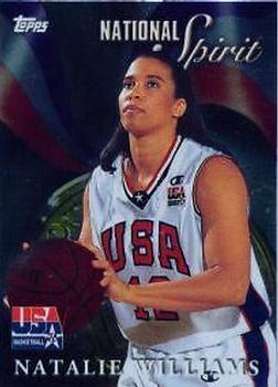2000 Topps Team USA - National Spirit #NS21 Natalie Williams Front