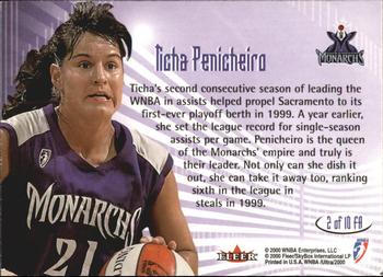 2000 Ultra WNBA - Feminine Adrenaline #2 FA Ticha Penicheiro Back