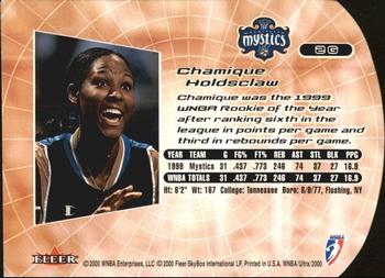 2000 Ultra WNBA - Gold Medallion #2G Chamique Holdsclaw Back