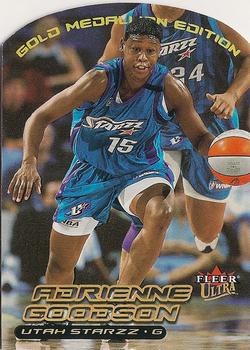 2000 Ultra WNBA - Gold Medallion #8G Adrienne Goodson Front