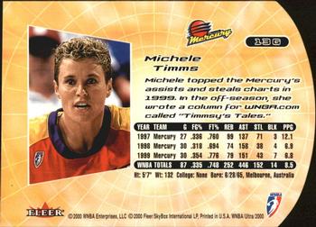 2000 Ultra WNBA - Gold Medallion #13G Michele Timms Back