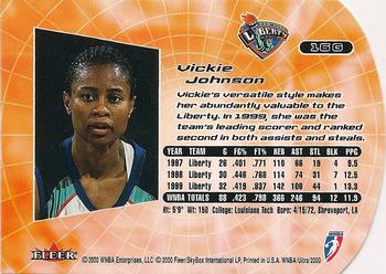 2000 Ultra WNBA - Gold Medallion #16G Vickie Johnson Back