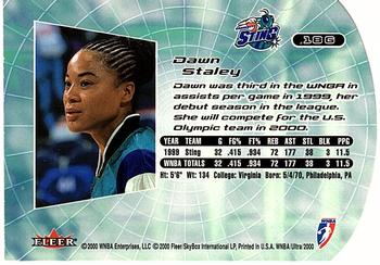 2000 Ultra WNBA - Gold Medallion #18G Dawn Staley Back