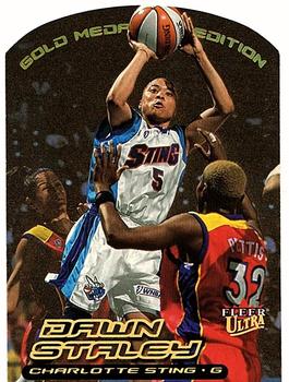 2000 Ultra WNBA - Gold Medallion #18G Dawn Staley Front