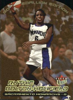 2000 Ultra WNBA - Gold Medallion #19G Ruthie Bolton Front