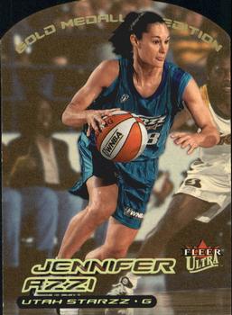 2000 Ultra WNBA - Gold Medallion #20G Jennifer Azzi Front