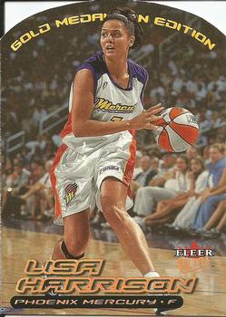 2000 Ultra WNBA - Gold Medallion #23G Lisa Harrison Front