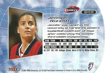 2000 Ultra WNBA - Gold Medallion #24G Jennifer Rizzotti Back