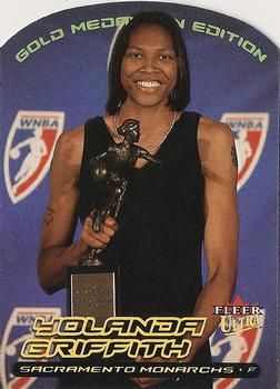 2000 Ultra WNBA - Gold Medallion #25G Yolanda Griffith Front