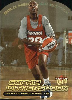2000 Ultra WNBA - Gold Medallion #27G Sophia Witherspoon Front
